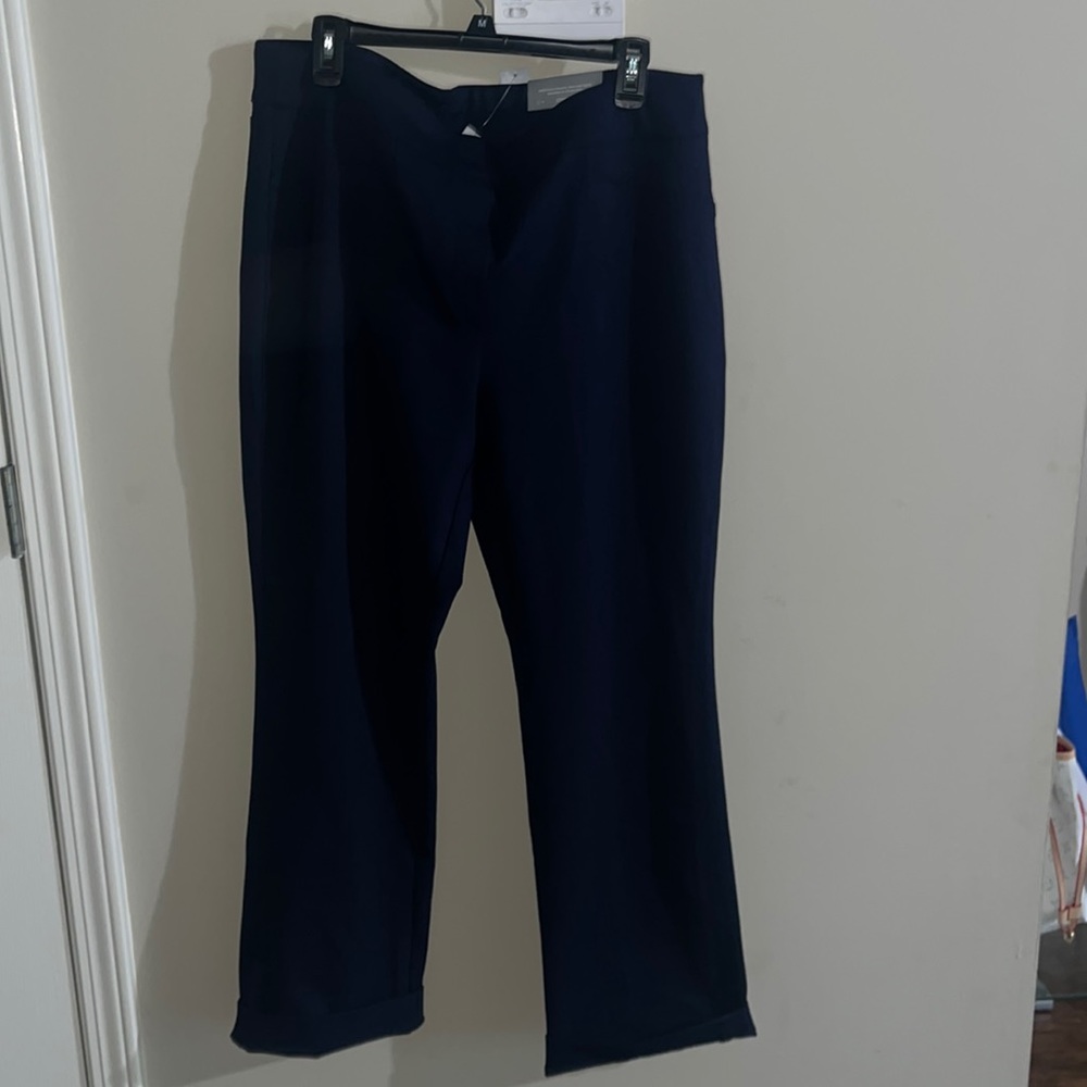 Chico navy blue wide leg dress pants